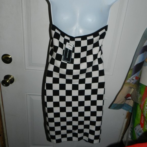 Just Polly JrsHalter CheckerBoard Comfy Sexy Dress🆕FAST⌚📦🏃🏻💨⚡ - Picture 12 of 15